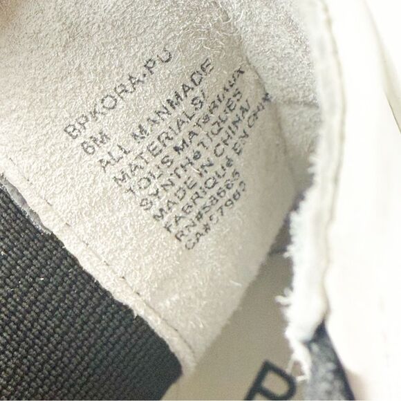 BP. Women's White Chelsea Platform Lug Sole Boots Chunky | Size 6 - Picture 8 of 8